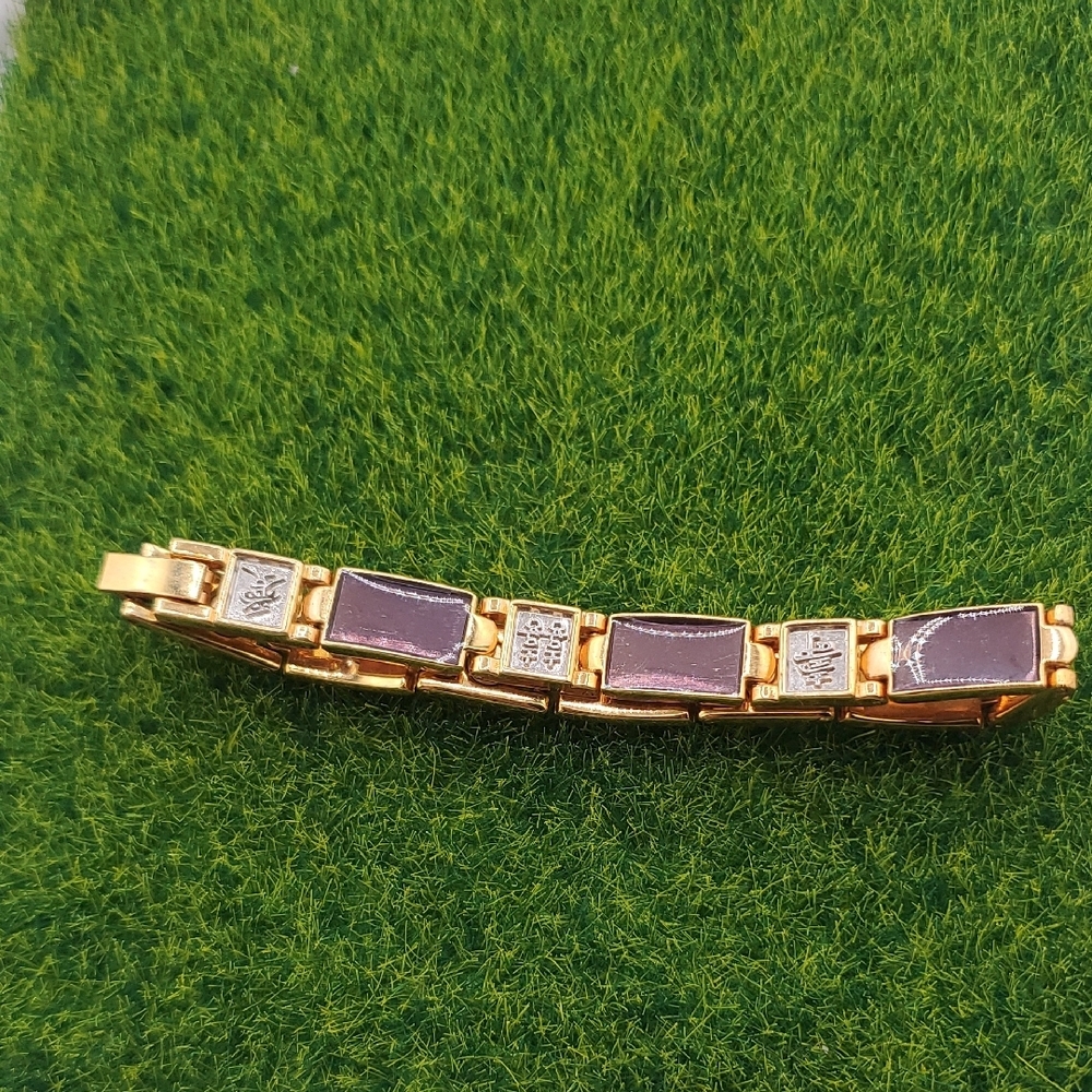 Chinese Link Enamel Bracelet Minimalist Jewelry Unisex B3307